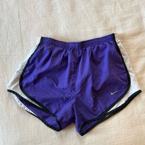 Purple Nike Dri Fit Lined Shorts